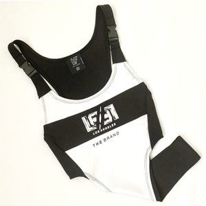 NWOT LF The Brand High Cut Bodysuit XS